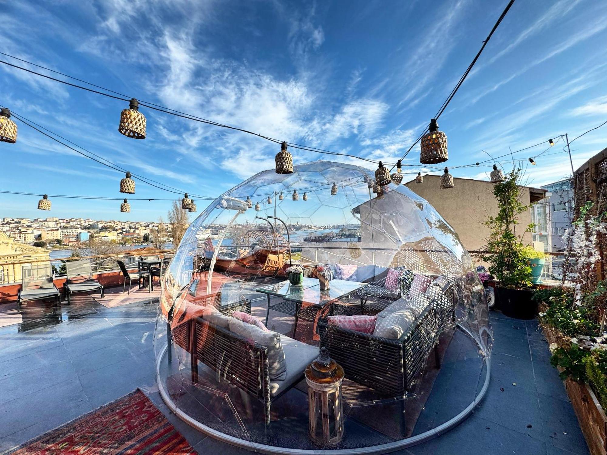Waterfront By The Tram - Terrace With Dome & Golden Horn View In Fatih * Istambul